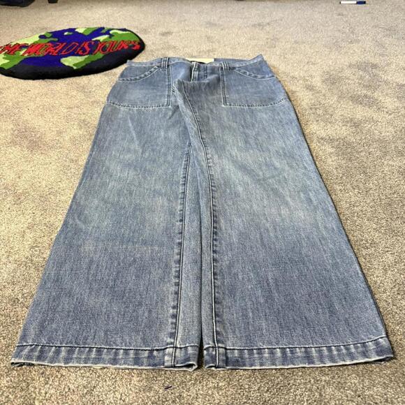 - blue acid washed gap army jeans in good condition - Picture 1 of 7